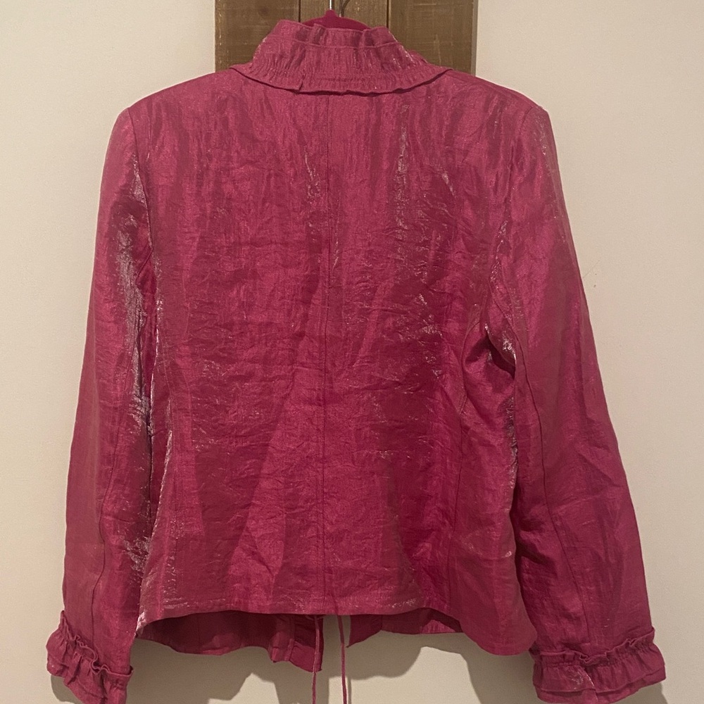 RAFAEL Pink Ruffled Jacket - Picture 5 of 5